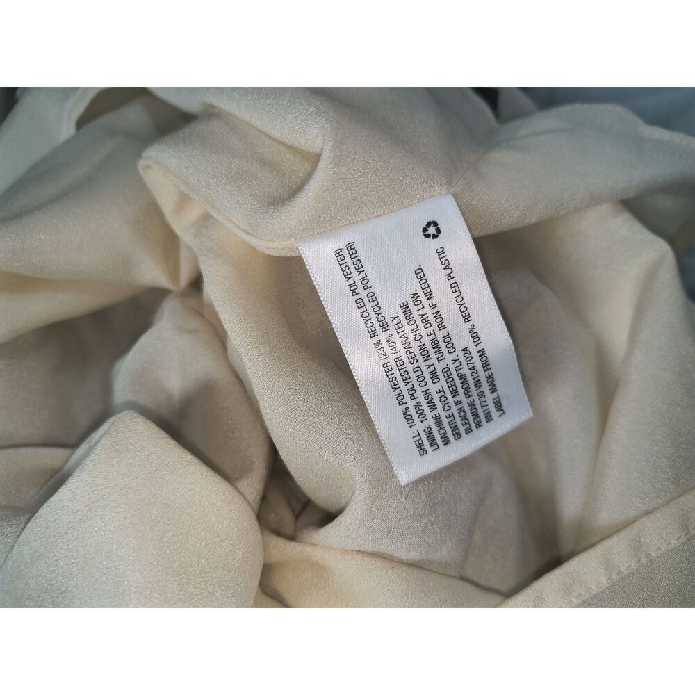 Alexis NWT Cream & Black Botanical Dress | Flowing Asymmetrical Luxe Size Small - Picture 9 of 9